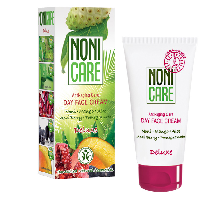 Nonicare Дневной омолаживающий крем для лица Deluxe - Day Face Cream 50 мл4260254460029 Nonicare Дневной омолаживающий крем для лица Deluxe - Day Face Cream 50 мл4260254460029Идеально подходит для зрелой, требующей тщательного ухода кожи. Способствует восстановлению её толщины. Устраняет причины, приводящие к визуальному старению кожи (морщины, провисание, атоничность). Стимулирует клеточные коммуникации и восстанавливает кожу с возрастными повреждениями. Уникальная комбинация витаминов и микроэлементов из сока фрукта Нони, масла миндаля, экстракта плодов пальмы Acai Berry, граната и манго обеспечивает ежедневную дневную потребность кожи в питательных, увлажняющих и защитных компонентах. Активизирует уставшую и потерявшую здоровый цвет кожу. Придает ей гладкость и мягкость, нормализует процесс деятельности сальных желез. Активизирует клетки кожи, реконструирует и восстанавливает коллаген, фибронектин и гиалуроновую кислоту. Экстракты граната и ягод асаи, являясь мощными антиоксидантами, предупреждают возрастные повреждения структуры кожи, увеличивают производство проколлагена фибробластами кожи, интенсивно увлажняют и укрепляют сосуды. Крем обладает...