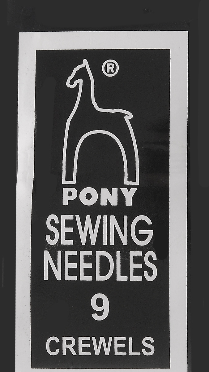 Иглы ручные Pony Crewels, для вышивания и бисера, с золотым ушком, №9, 25 шт04159 Иглы ручные Pony Crewels, для вышивания и бисера, с золотым ушком, №9, 25 шт04159Иглы ручные Pony Crewels, выполненные из стали, могут быть использованы при работе с бисером, а также для большинства вышивальных работ. Имеют закругленное острие и большое ушко золотого цвета, благодаря чему легко заправляются. Длина игл: 2,9 см. Размер игл: №12. Диаметр игл: 0,35 мм.