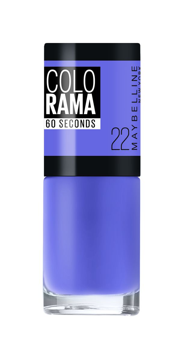 Maybelline New York Лак для ногтей Colorama, оттенок 22, Нежная лаванда, 7 млB2806004 Maybelline New York Лак для ногтей Colorama, оттенок 22, Нежная лаванда, 7 млB2806004Самая широкая палитра оттенков новых лаков Колорама. Яркие модные цвета с подиума. Новая формула лака Колорама обеспечивает стойкое покрытие и создает еще более дерзкий, насыщенный цвет, который не тускнеет. Усовершенствованная кисточка для более удобного и ровного нанесения, современная упаковка. Лак для ногтей Колорама не содержит формальдегида, дибутилфталата и толуола.