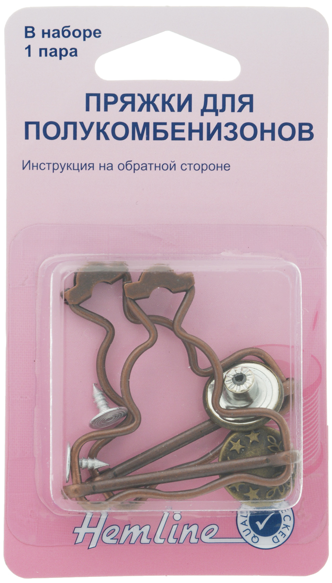 Пряжки для полукомбинезонов Hemline, с пуговицами, цвет: бронза, 2 шт468.B Пряжки для полукомбинезонов Hemline, с пуговицами, цвет: бронза, 2 шт468.BПряжки Hemline применяются для комбинезонов, детских брюк, юбок, сарафанов с бретелями. Изделия выполнены из прочного металла. В комплекте 2 пряжки. Диаметр пуговиц: 1,6 см. Размер пряжек: 4,8 х 4,2 см.