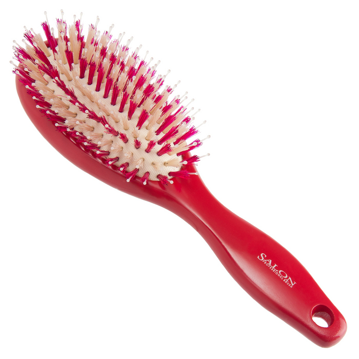 Щетка массажная Salon Professional 73240CR, деревянная, зубцы - натуральная щетина + нейлоновые штифты, L 215 мм336-73240CR Щетка массажная Salon Professional 73240CR, деревянная, зубцы - натуральная щетина + нейлоновые штифты, L 215 мм336-73240CRЩетка массажная Salon Professional 73240CR, деревянная, зубцы - натуральная щетина + нейлоновые штифты, L 215 мм.