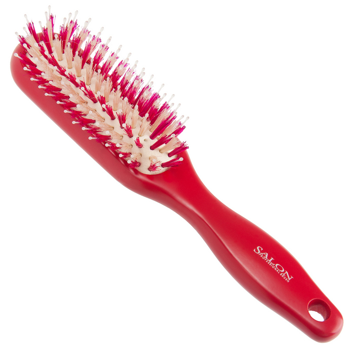 Щетка массажная Salon Professional 73249CR, деревянная, зубцы - натуральная щетина + нейлоновые штифты, L 215 мм336-73249CR Щетка массажная Salon Professional 73249CR, деревянная, зубцы - натуральная щетина + нейлоновые штифты, L 215 мм336-73249CRЩетка массажная Salon Professional 73249CR, деревянная, зубцы - натуральная щетина + нейлоновые штифты, L 215 мм.