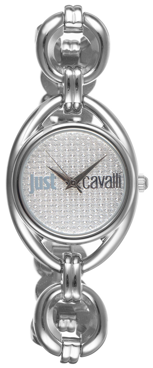 Часы наручные женские Just Cavalli, цвет: серебристый. R7253182502R7253182502 Часы наручные женские Just Cavalli, цвет: серебристый. R7253182502R7253182502Наручные женские часы Just Cavalli произведены из материалов самого высокого качества на базе новейших технологий. Они оснащены точным кварцевым механизмом. Корпус часов изготовлен из нержавеющей стали, циферблат защищен минеральным стеклом. Ремешок выполнен из нержавеющей стали и оснащен удобной застежкой-защелкой, которая позволит моментально снимать и надевать часы без лишних усилий. Циферблат круглой формы оснащен тремя стрелками - часовой, минутной и секундной, инкрустирован стразами Swarovski и оформлен названием бренда. Часы являются водостойкими - 3АТМ. Изделие укомплектовано в стильную фирменную коробку с названием бренда. Наручные часы Just Cavalli созданы для современных девушек, которые не желают потерять свою индивидуальность в городской суете. Изящный стиль, дополненный чарующим сиянием кристаллов, придется по вкусу даже самой взыскательной моднице.