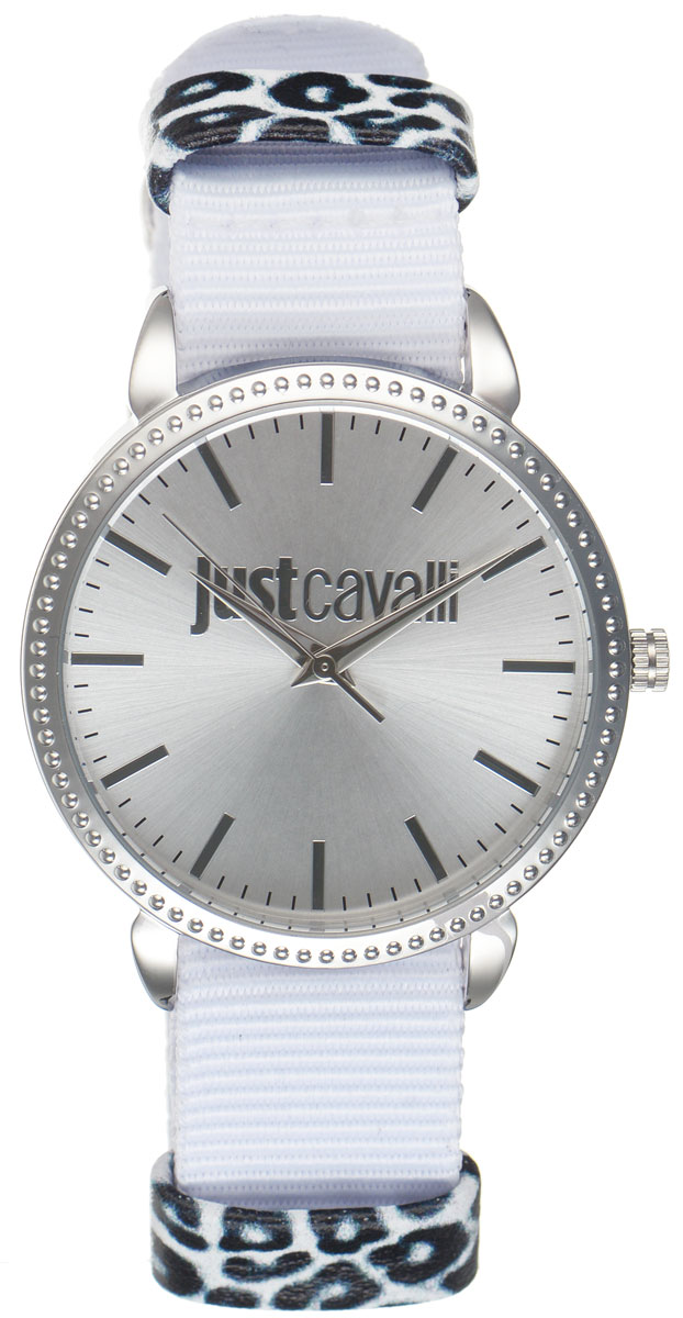 Часы наручные женские Just Cavalli, цвет: белый. R7251528504R7251528504 Часы наручные женские Just Cavalli, цвет: белый. R7251528504R7251528504Оригинальные женские часы Just Cavalli произведены из материалов самого высокого качества на базе новейших технологий. Корпус часов выполнен из нержавеющей стали. Циферблат дополнен минеральным стеклом и имеет степень влагозащиты равную 3 atm. Текстильный ремешок имеет практичную пряжку, которая позволит моментально снимать и одевать часы без лишних усилий. Часы поставляются в фирменной упаковке. Наручные часы Just Cavalli созданы для современных девушек, которые не желают потерять свою индивидуальность в городской суете.