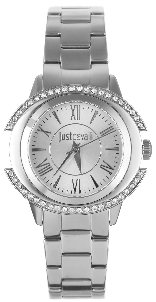 Часы наручные женские Just Cavalli, цвет: серебристый. R7253216504R7253216504 Часы наручные женские Just Cavalli, цвет: серебристый. R7253216504R7253216504Наручные женские часы Just Cavalli произведены из материалов самого высокого качества на базе новейших технологий. Они оснащены точным кварцевым механизмом. Корпус часов изготовлен из нержавеющей стали, циферблат инкрустирован стразами Swarovski и защищен минеральным стеклом. Ремешок выполнен из нержавеющей стали и оснащен удобной раскладывающейся застежкой, которая позволит моментально снимать и одевать часы без лишних усилий Циферблат круглой формы оснащен тремя стрелками - часовой, минутной и секундной и оформлен названием бренда. Часы являются водостойкими - 3АТМ. Изделие укомплектовано в стильную фирменную коробку с названием бренда. Наручные часы Just Cavalli созданы для современных девушек, которые не желают потерять свою индивидуальность в городской суете. Изящный стиль, дополненный чарующим сиянием кристаллов, придется по вкусу даже самой взыскательной моднице.