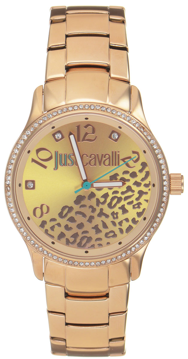 Часы наручные женские Just Cavalli, цвет: розовое золото. R7253127510R7253127510 Часы наручные женские Just Cavalli, цвет: розовое золото. R7253127510R7253127510Наручные женские часы Just Cavalli произведены из материалов самого высокого качества на базе новейших технологий. Они оснащены точным кварцевым механизмом. Корпус часов изготовлен из нержавеющей стали с PVD-покрытием, циферблат инкрустирован стразами Swarovski и защищен минеральным стеклом. Ремешок выполнен из нержавеющей стали с PVD-покрытием и оснащен удобной раскладывающейся застежкой, которая позволит моментально снимать и одевать часы без лишних усилий Циферблат круглой формы оснащен тремя стрелками - часовой, минутной и секундной, оформлен названием бренда и звериным мотивом. Часы являются водостойкими - 3АТМ. Изделие укомплектовано в стильную фирменную коробку с названием бренда. Наручные часы Just Cavalli созданы для современных девушек, которые не желают потерять свою индивидуальность в городской суете.