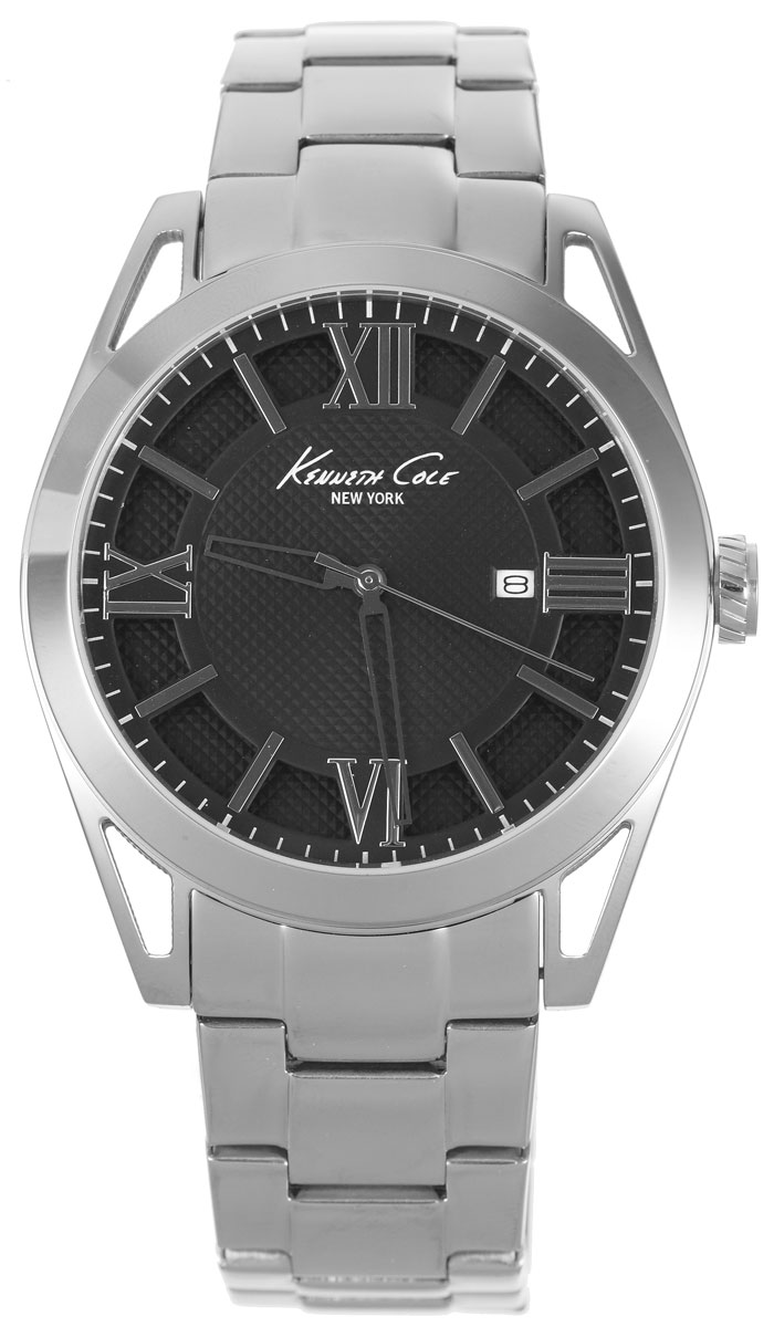 Часы наручные мужские Kenneth Cole, цвет: серебристый. IKC9372IKC9372 Часы наручные мужские Kenneth Cole, цвет: серебристый. IKC9372IKC9372Стильные мужские часы Kenneth Cole выполнены из нержавеющей стали со стойким PVD-покрытием и минерального стекла. Оригинальный двухъярусный циферблат изделия дополнен символикой бренда. Часы оснащены кварцевым механизмом с тремя стрелками, полированным корпусом, устойчивым к царапинам минеральным стеклом, степенью влагозащиты 3atm. Изделие дополнено ремешком из нержавеющей стали, оснащенным удобной раскладывающейся застежкой, позволяющей максимально комфортно и быстро снимать и одевать часы. Часы поставляются в фирменной упаковке. Элегантный дизайн и современный стиль часов Kenneth Cole из коллекции Classic раскроют непревзойденный вкус их обладателя.