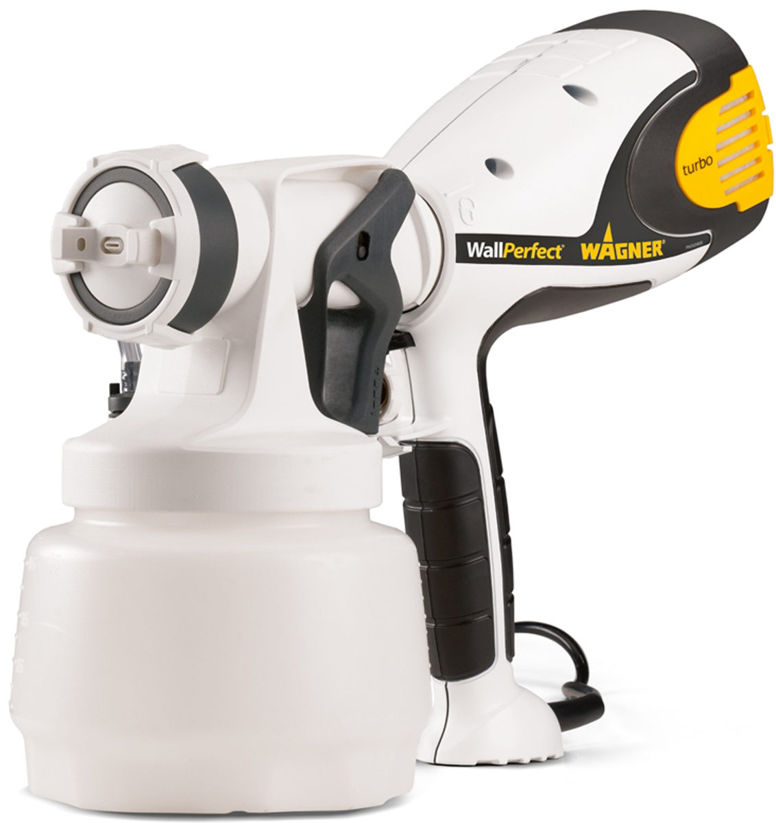 Краскопульт Wagner Wall Perfect W I-Spray258494 Краскопульт Wagner Wall Perfect W I-Spray258494применим для нанесения вд красок. Макс.вязкость 3400 mPas Макс.призводительность 230 мл/мин Потребляемая мощность 460 Вт Мощность распыления на выходе 130 Вт Скорость покраски 15 м2 за 10 мин