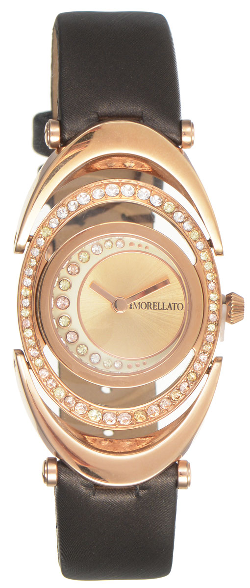 Часы наручные женские Morellato, цвет: коричневый. R0151106504R0151106504 Часы наручные женские Morellato, цвет: коричневый. R0151106504R0151106504Элегантные женские часы Morellato изготовлены из высококачественной нержавеющей стали со стойким PVD покрытием. Ремешок выполнен из натуральной кожи и оснащен классической застежкой-пряжкой. Точный кварцевый механизм имеет степень влагозащиты равную 3 Bar и дополнен часовой и минутной стрелками. Корпус и циферблат инкрустированы искусственными кристаллами. Для того чтобы защитить циферблат от повреждений в часах используется высокопрочное минеральное стекло. Изделие упаковано в фирменную коробку и дополнительно в подарочную коробку с названием бренда. Часы Morellato подчеркнут изящность женской руки и отменное чувство стиля у их обладательницы.
