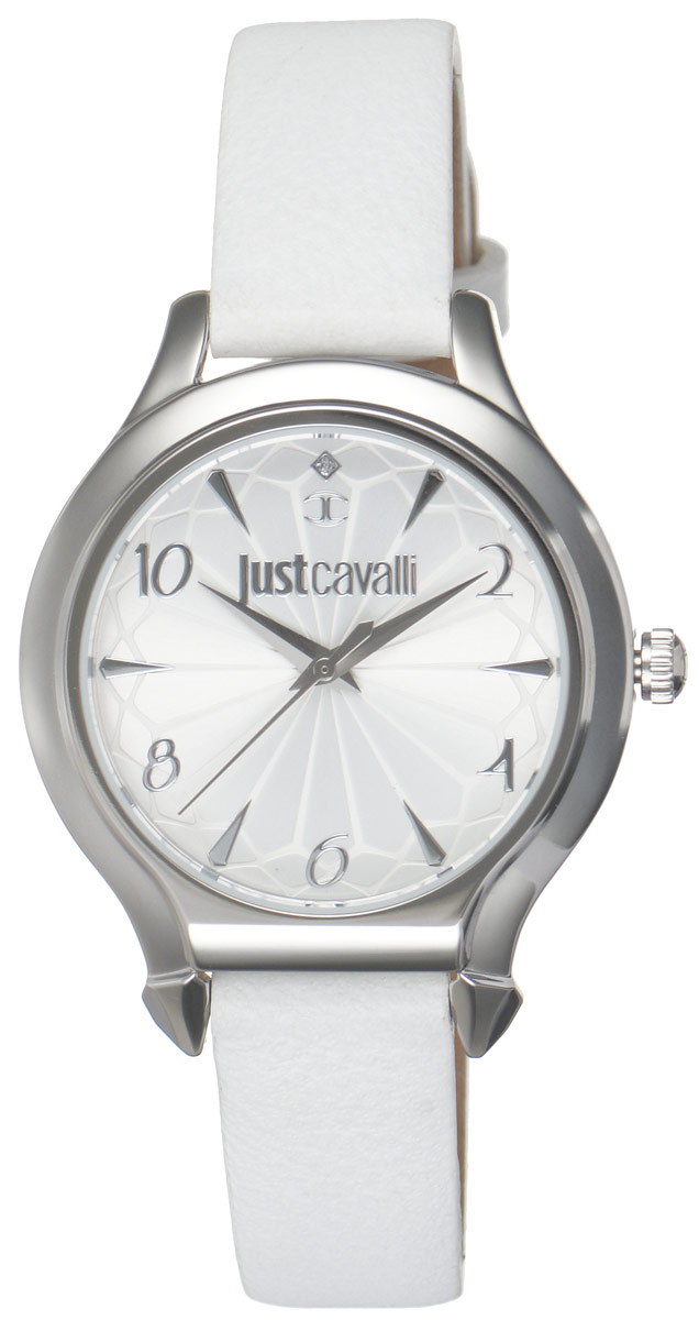 Часы наручные женские Just Cavalli, цвет: белый. R7251533504R7251533504 Часы наручные женские Just Cavalli, цвет: белый. R7251533504R7251533504Наручные женские часы Just Cavalli произведены из материалов самого высокого качества на базе новейших технологий. Они оснащены точным кварцевым механизмом. Корпус часов изготовлен из нержавеющей стали, циферблат инкрустирован стразом и защищен минеральным стеклом. Ремешок выполнен из натуральной кожи и оснащен удобной застежкой-пряжкой, которая позволит моментально снимать и одевать часы без лишних усилий Циферблат круглой формы оснащен арабскими цифрами и отметками, а так же тремя стрелками - часовой, минутной и секундной. Часы являются водостойкими - 3АТМ. Изделие укомплектовано в стильную фирменную коробку с названием бренда. Часы Just Cavalli подчеркнут изящность женской руки и отменное чувство стиля у их обладательницы.