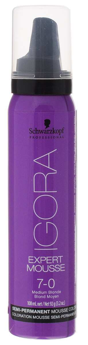 Igora Expert Mousse - Тонирующий мусс 7-0 для волос Средний русый натуральный 100 мл1917262/1794084/1658343 Igora Expert Mousse - Тонирующий мусс 7-0 для волос Средний русый натуральный 100 мл1917262/1794084/1658343Замечательное средство подарит вашим локонам изумительный, глубокий цвет. Продукт позаботится о здоровье волос, укрепив их, сделав крепкими и эластичными. Мусс не проникает в структуру, а лишь обволакивает их и постепенно смывается. Роскошные, ухоженные, с великолепным насыщенным цветом. Крепкие, послушные и шелковистые. Именно такими ваши волосы сделает тонирующий мусс от Schwarzkopf. Замечательное средство подарит вашим локонам изумительный, глубокий цвет. Продукт позаботится о здоровье волос, укрепив их, сделав крепкими и эластичными. Представленный мусс окутает ваши локоны бесподобным цветом. Самое главное, что для этого вам нужно лишь нанести средство на волосы и подождать пять минут. Если желаете получить более насыщенный оттенок – двадцать минут. В отличие от краски для волос, мусс не проникает в структуру, а лишь обволакивает их и постепенно смывается Приобретите тонирующий мусс от Schwarzkopf, и он в считанные мгновения подарит вашим волосам роскошный цвет, сделав их еще...