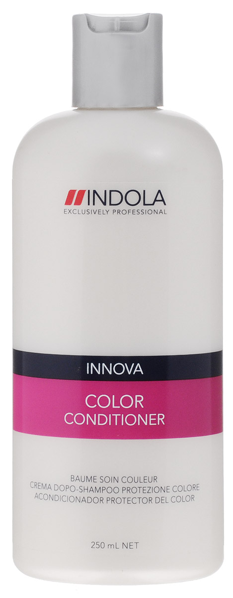 Indola Кондиционер для окрашенных волос Innova Color Conditioner - 250 мл1508036/154887/СТИК Indola Кондиционер для окрашенных волос Innova Color Conditioner - 250 мл1508036/154887/СТИККондиционер для окрашенных волос поможет сохранить надолго яркость окрашенных волос, даже после 30-го мытья волос. Содержит в себе масла абрикосовых косточек, защитный Уф-фильтр, гидролизованный кератин и экстракты минерала. Данный состав укрепит структуру волос, защитит от вредного воздействия солнечный лучей, придаст блеск, яркость и силу.