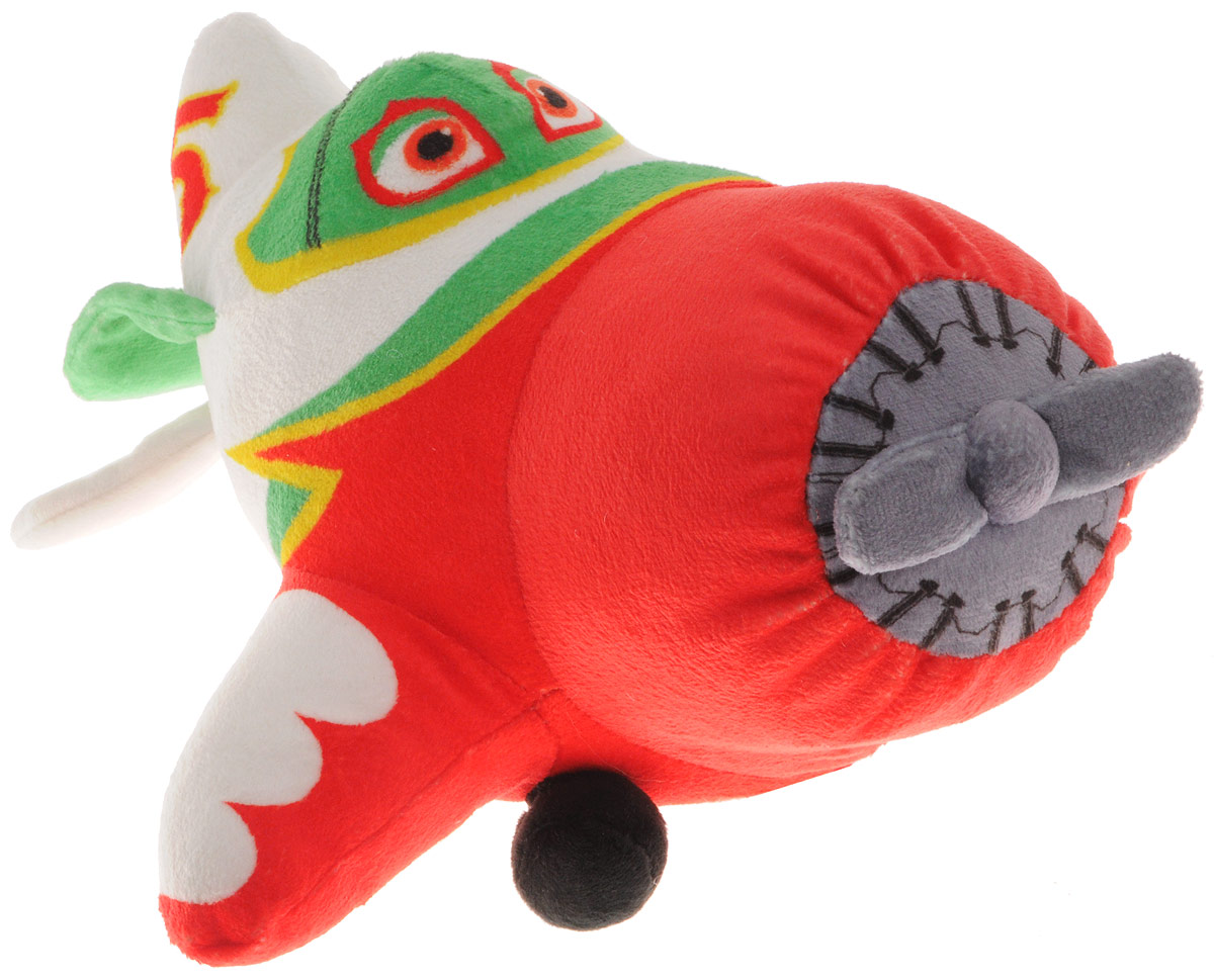 Plush Apple Мягкая озвученная игрушка Самолет Эль Чупакабра 27 смGT7427 Plush Apple Мягкая озвученная игрушка Самолет Эль Чупакабра 27 смGT7427Мягкая озвученная игрушка Plush Apple Самолет Эль Чупакабра, выполненная из приятного на ощупь мягкого материала, является точной копией мультипликационного героя. С такой игрушкой вы вместе с вашим ребенком сможете придумать бессчетное количество веселых игр и историй. В игрушку встроен чип, который позволяет произносить множество звуков на русском языке (оригинальный голос персонажа и звук мотора), также игрушка вибрирует. Порадуйте вашего малыша таким замечательным подарком! Рекомендуется докупить 3 батарейки напряжением 1,5V типа ААA (товар комплектуется демонстрационными).