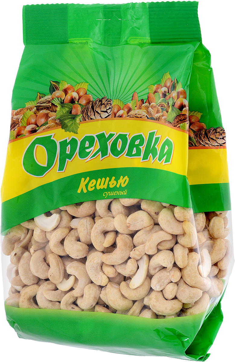 Ореховка кешью сушеный, 500 г4620000670803 Ореховка кешью сушеный, 500 г4620000670803Кешью - наименее калорийный орех, в нем содержится меньше жира, чем в других орехах. Благодаря полезным веществам содержащимся в этом орехе, он способствует снижению уровня холестерина в крови, укреплению иммунитета, обеспечению нормальной деятельности сердечно-сосудистой системы.