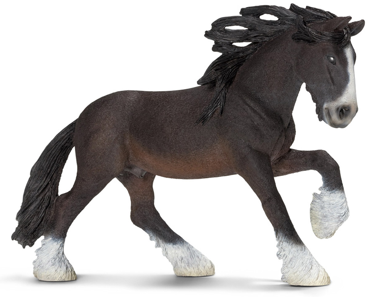 Schleich Фигурка Шайрский жеребец13734 Schleich Фигурка Шайрский жеребец13734Шайр - порода лошадей. Лошади этой породы отличаются высоким ростом. Название происходит от английского шир - графство. Большой известностью и распространением пользуется порода шайр-горс или кэрт-горс, происшедшая от местных кобыл и голландских жеребцов. Несмотря на свое древнее происхождение, она в массе не совсем однородна. Тип ее сильно изменчив - от лошади необычайного размера и веса, годной только для езды шагом, до крупных и складных, пригодных уже и в плуг, и в воз. Масть разнообразная; характерны лысина на голове и белые чулки, чаще на одних задних ногах. Все части тела развиты пропорционально; весьма важной статьей являются широкая грудь, спина и такой же крестец. Фигурка Schleich Шайрский жеребец выполнена из каучукового пластика, раскрашивалась вручную. С помощью фигурки ребенок сможет дополнить свою ферму со скотным двором. Выдумывая сюжетно-ролевые игры, малыш развивает воображение и осваивает новые социальные взаимоотношения.