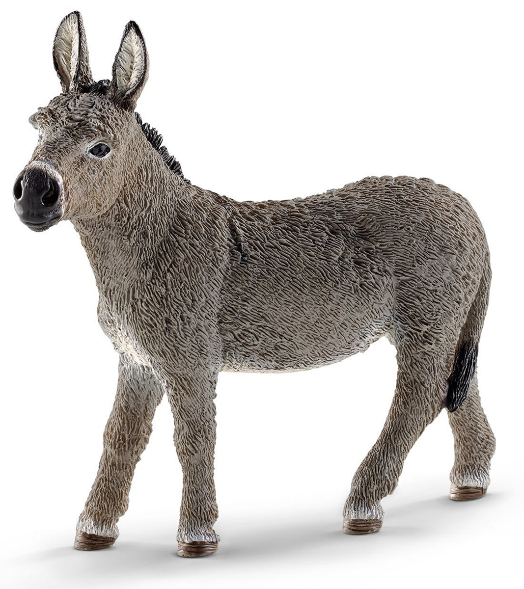 Schleich Фигурка Ослик13772 Schleich Фигурка Ослик13772Фигурка Schleich Ослик прекрасно разнообразит игру вашего ребенка и станет отличным пополнением коллекции его фигурок домашних животных. Милый ослик серого цвета с ушками и черными глазками легко поместится в маленьких детских ручках и будет удобен для игры. Ослы очень сильные животные и давно используются в перевозке, транспортировке товаров и для помощи фермерам. Также они обладают хорошей выдержкой и приспособлены к сложным климатическим условиям, а потому могут использоваться в пустынях. Ослы имеют серый окрас, глаза и нос имеют светлую окантовку. Все фигурки Schleich изготовлены из гипоаллергенных высокотехнологичных материалов, раскрашены вручную и не вызывают аллергии у ребенка. Прекрасно выполненные фигурки отличаются высочайшим качеством игрушек ручной работы. Все они создаются при постоянном сотрудничестве с Берлинским зоопарком, а потому являются максимально точной копией настоящих животных. Каждая фигурка разработана с учетом исследований в области педагогики и...