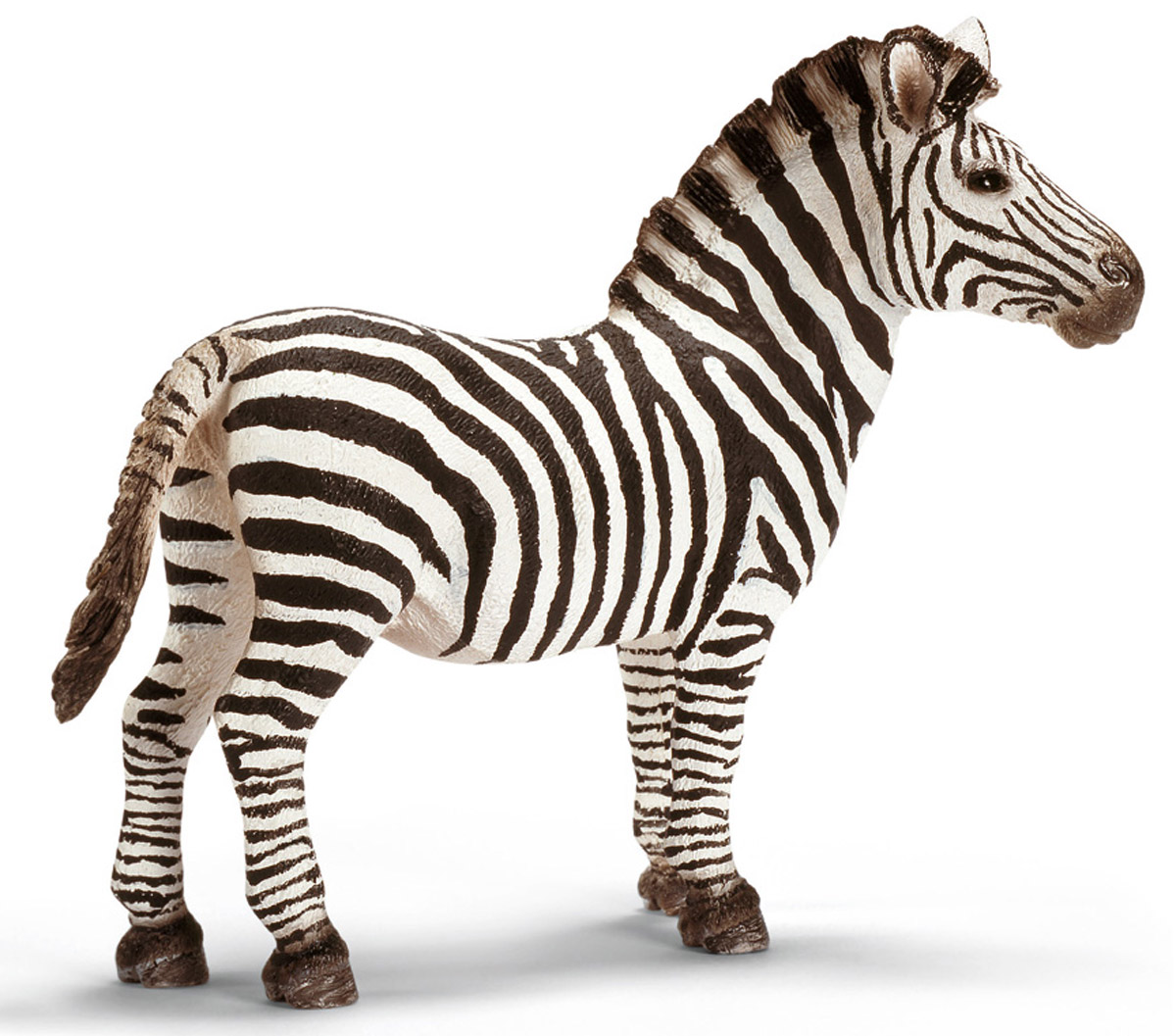 Schleich Фигурка Жеребец зебры14391 Schleich Фигурка Жеребец зебры14391Зебра - представитель одного из самых необычных животных на планете, имеющих черно-белую окраску. Белые полоски на черном фоне не только выделяют зебру среди остальных обитателей африканской саванны, но и маскируют ее от недоброжелателей. Может показаться, что она излишне необычно выглядит и привлекает своим внешним видом хищников: львов и быстрых гепардов. Но наоборот, многие животные, в том числе и насекомые, не замечают монотонную окраску зебры, поэтому и не кусают. Зебры - травоядные животные, они любят травку, и лакомиться зелеными кустарниками. Иногда ради свежей травы, и воды им приходится преодолевать огромные расстояния. Фигурка Schleich Жеребец зебры выполнена из высококачественного каучукового пластика, не вызывающего аллергии. Можно собрать всех диких животных, проживающих на территории африканских стран. Поселить у себя дома семью зебр и создать для них маленький уютный уголок в импровизированной саванне. Работа над игрушками Schleich...