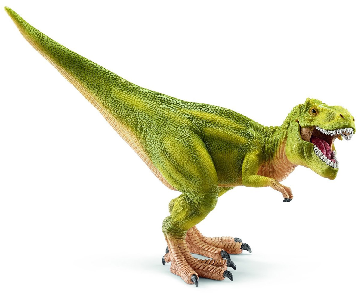 Schleich Фигурка Тираннозавр Рекс 1452814528 Schleich Фигурка Тираннозавр Рекс 1452814528Кровожадный тираннозавр, много миллионов лет назад обитавший в районе современной Северной Америки, представлен в виде грациозного и свирепого динозавра. Фигурка полностью передает внешний облик доисторического животного. Мощное тело, достигавшее 13 метров в высоту, устойчиво стоит на задних лапах. Его крупный череп и зубы, достигающие 20 сантиметров, производят грозное впечатление, а раскрытая пасть говорит о враждебном настроении Рекса. Фигурка Schleich Тираннозавр Рекс имеет подвижную нижнюю челюсть.
