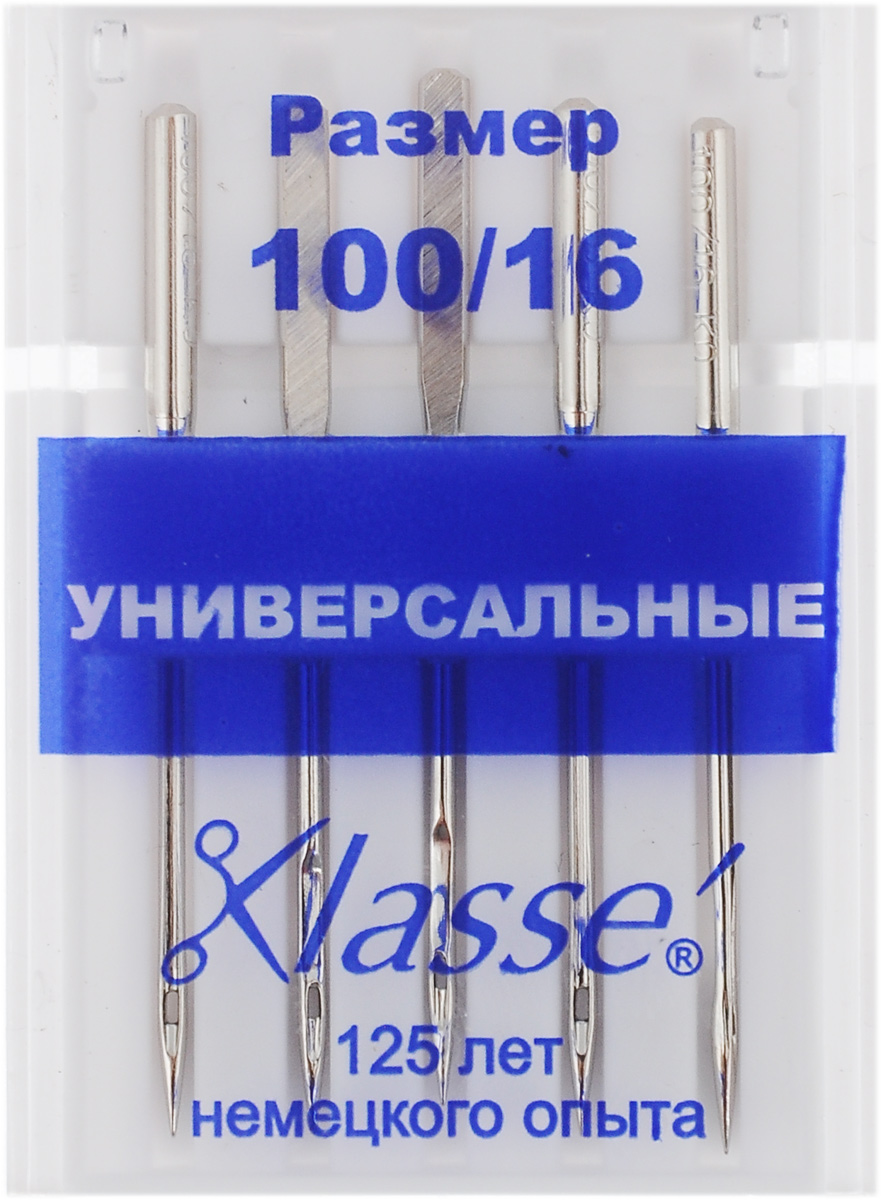 Иглы для бытовых швейных машин Hemline, универсальные, №100, 5 штA6100/100 Иглы для бытовых швейных машин Hemline, универсальные, №100, 5 штA6100/100Универсальные иглы Hemline для бытовых швейных, выполненные из высококачественной нержавеющей стали, рекомендуются для пошива из поплина, парусиновой ткани, бархата. Иглы имеют небольшой закругленный кончик, что делает их универсальными в использовании с различными видами тканей. В комплекте пластиковый футляр для переноски и хранения. Размер: 100/16. Длина игл: 3,8 см.