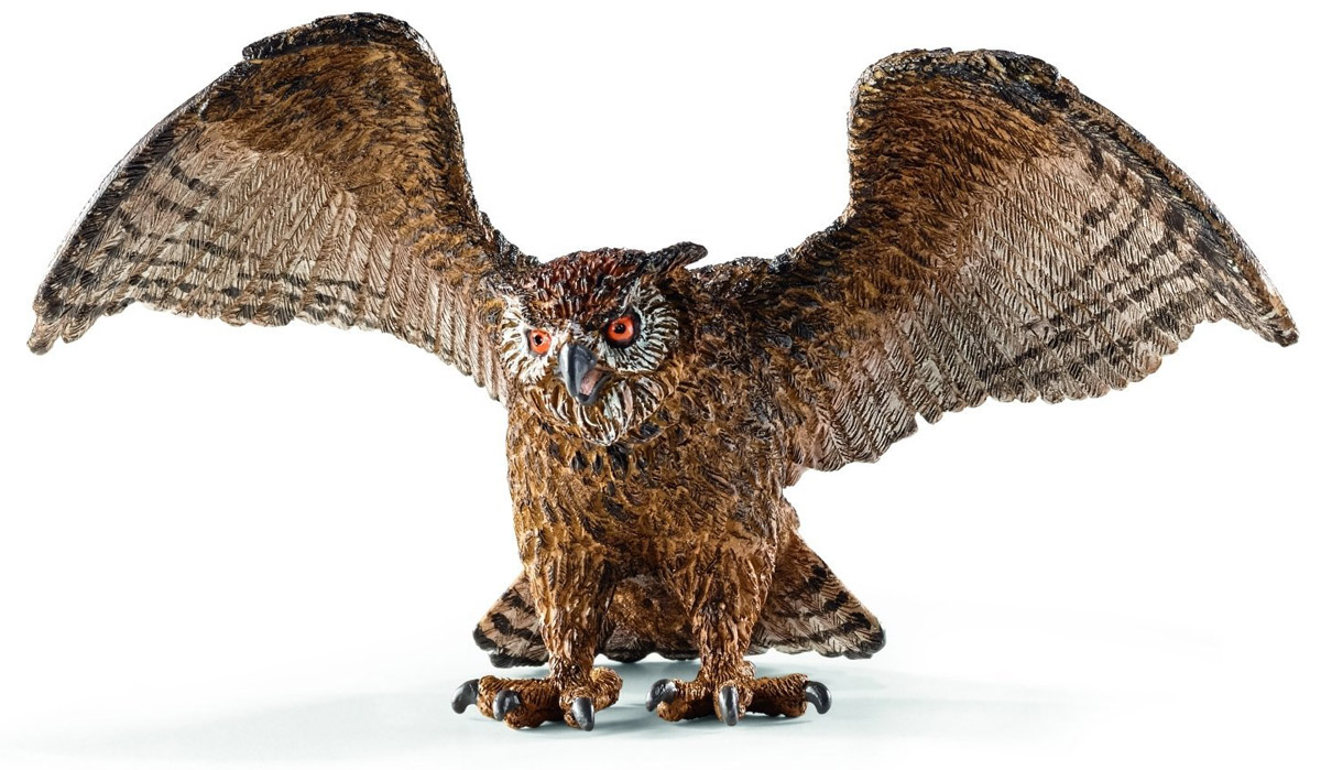 Schleich Фигурка Филин14738 Schleich Фигурка Филин14738Фигурка Schleich Филин порадует всех любителей животных и станет замечательным подарком или уникальным дополнением коллекции миниатюрных игрушек. Фигурки Schleich созданы по новейшим технологиям и изготовлены из каучукового пластика, который абсолютно безопасен для здоровья ребенка. Игрушки познакомят вашего ребенка с птицами и животными дикой природы. Все фигурки прекрасно сочетаются с другими игрушками и являются отличным обучающим материалом для детей от трех лет. Это превосходный педагогический материал для использования дома и в образовательных учреждениях.