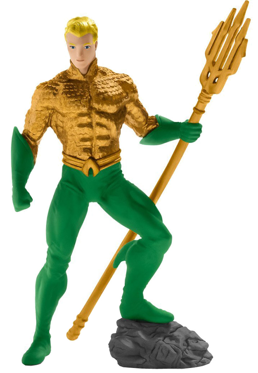 Schleich Фигурка Аквамен22517 Schleich Фигурка Аквамен22517Аквамен является правителем Королевства Атлантиды. Он может дышать под водой и плавает невероятно быстро. Он борется со злом вместе с другими героями Лиги Справедливости. Фигурки Schleich выполнены из безопасного для здоровья детей каучукового пластика с максимальной точностью, каждая фигурка раскрашивается вручную. Фигурка Schleich Аквамен приведет в восторг всех любителей знаменитой истории о супергероях. Сюжетно-ролевые игры с фигурками развивают фантазию и воображение ребенка.