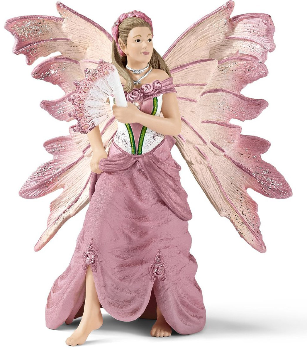Schleich Фигурка Фея с веером70505 Schleich Фигурка Фея с веером70505Фигурка Schleich Фея, раскрашенная вручную, выполнена из безопасного материала - пластика. Компания Schleich специализируется на выпуске детских игрушек, знакомящих с окружающей средой, развивающих творческое мышление, мелкую моторику рук. Фея из волшебной страны эльфов Bayala отправляется на бал. Для этого она сшила себе превосходное платье и взяла красивый веер. За спиной у феи большие крылышки, которые блестят на солнышке и позволяют ей быстро перелетать с одного места на другое. Сюжетно-ролевые игры с фигурками развивают фантазию и воображение ребенка.