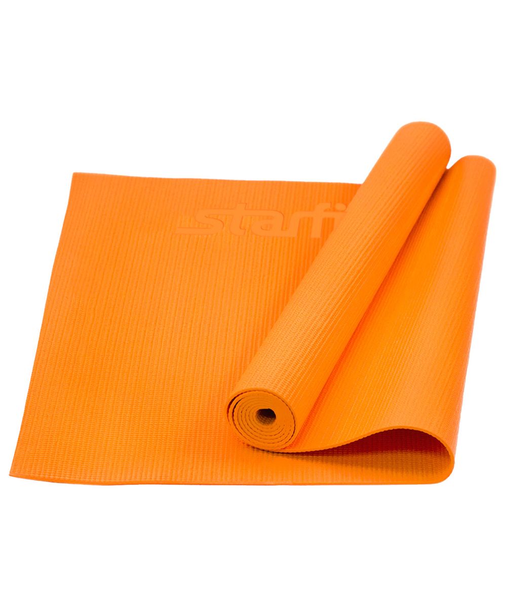 Коврик для йоги Starfit FM-101, цвет: оранжевый, 173 х 61 х 0,4 смУТ-00008832 Коврик для йоги Starfit FM-101, цвет: оранжевый, 173 х 61 х 0,4 смУТ-00008832Коврик для йоги Star Fit FM-101 - это незаменимый аксессуар для любого спортсмена как во время тренировки, так и во время пре-стретчинга (растяжки до тренировки) и стретчинга (растяжки после тренировки). Выполнен из высококачественного ПВХ. Коврик используется в фитнесе, йоге, функциональном тренинге. Его используют спортсмены различных видов спорта в своем тренировочном процессе. Предпочтительно использовать без обуви. Если в обуви, то с мягкой подошвой, чтобы избежать разрыва поверхности коврика.
