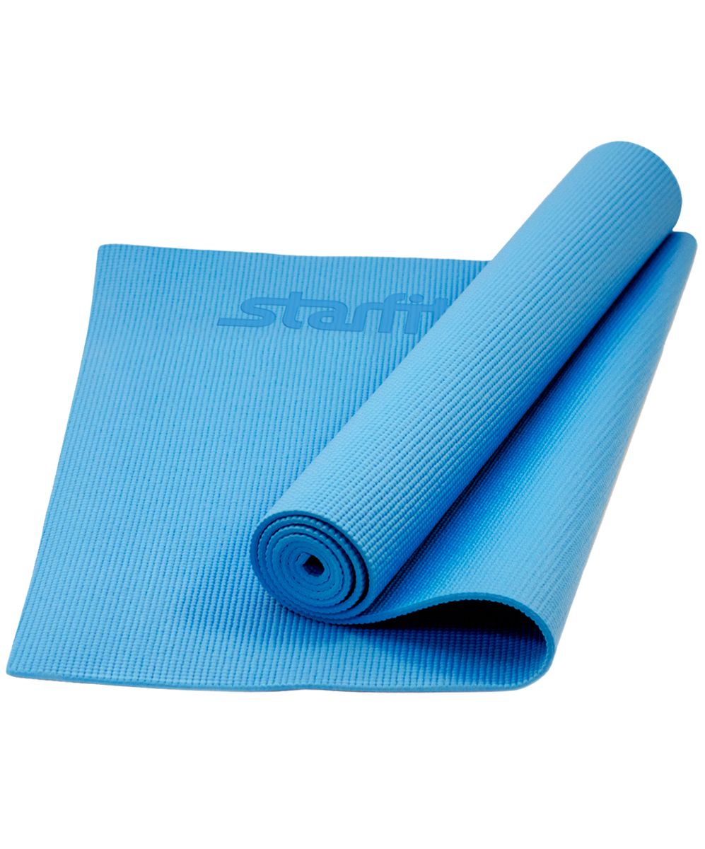 Коврик для йоги Starfit FM-101, цвет: синий, 173 х 61 х 1 смУТ-00008839 Коврик для йоги Starfit FM-101, цвет: синий, 173 х 61 х 1 смУТ-00008839Коврик для йоги Star Fit FM-101 - это незаменимый аксессуар для любого спортсмена как во время тренировки, так и во время пре-стретчинга (растяжки до тренировки) и стретчинга (растяжки после тренировки). Выполнен из высококачественного ПВХ. Коврик используется в фитнесе, йоге, функциональном тренинге. Его используют спортсмены различных видов спорта в своем тренировочном процессе. Предпочтительно использовать без обуви. Если в обуви, то с мягкой подошвой, чтобы избежать разрыва поверхности коврика.