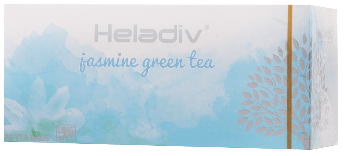 Heladiv Jasmine Green Tea чай зеленый в пакетиках с ароматом жасмина, 25 шт4791007008514 Heladiv Jasmine Green Tea чай зеленый в пакетиках с ароматом жасмина, 25 шт4791007008514Сочетание элитного цейлонского чая с ароматом жасмина в Heladiv Jasmine Green Tea подарит вам незабываемое ощущение легкости. Пакетированный зеленый чай Heladiv обладает приятным вкусом, насыщенным ароматом жасмина и ярким настоем.