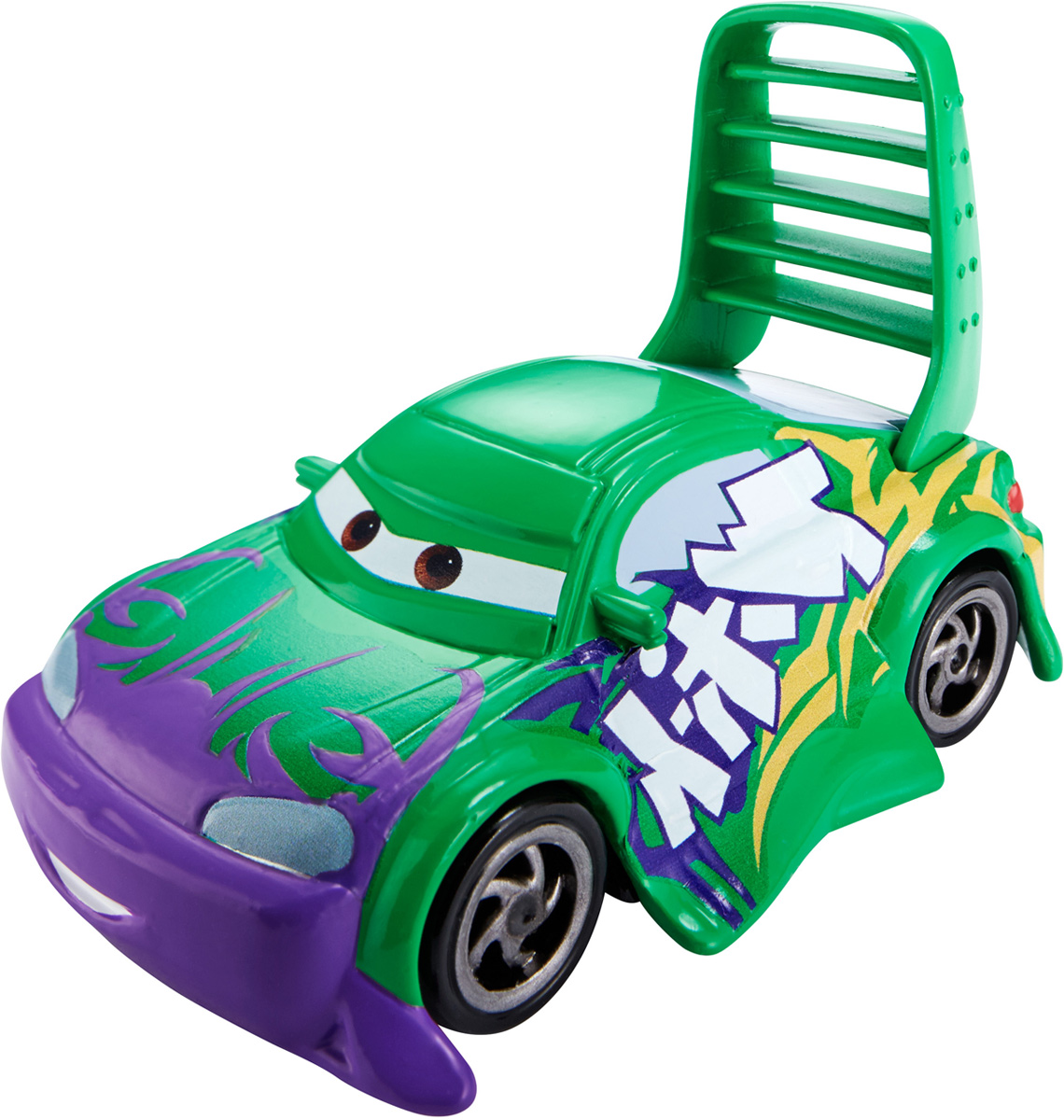 Cars Машинка Colour Changers ВинтецCKD15_DHF50 Cars Машинка Colour Changers ВинтецCKD15_DHF50Машинка Cars Colour Changers. Винтец готова прокатиться по Радиатор-Спрингс, блистая обновленной краской. Опустите машинку в холодную воду и она поменяет цвет! Окуните ее в теплую воду - и первоначальный цвет вернется! Погружая в воду машинку целиком или частями, можно добиться уникального стиля. Соберите все машинки, меняющие цвет, и создайте свой уникальный автопарк! Главная его гордость - огромный спойлер, поднимающийся высоко над дорогой. В начальной школе возмутительно неуместный тюнинг Винтеца не соответствовал строгому кодексу школы, от чего он и получил массу неприятностей. Теперь же он делает жизнь прекрасней, проектируя окраску для знаменитых автомобилей в своей честной мастерской. И когда его страсть к искусству стала приносить ему доход и известность, а не беды, он нашел новый способ находить себе неприятности вместе с бандой стритрейсеров.