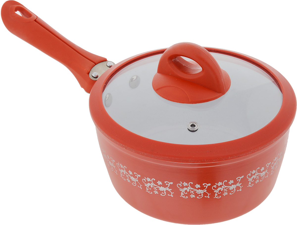 Соусник Pomi d’Oro Primavera с крышкой, с керамическим покрытием. Диаметр 18 см77.858@20103 / SL1871 Primavera Соусник Pomi d’Oro Primavera с крышкой, с керамическим покрытием. Диаметр 18 см77.858@20103 / SL1871 PrimaveraСоусник Pomi dOro выполнен из высококачественного алюминия с керамическим покрытием Kerano. Керамическое покрытие Kerano позволяет готовить практически без использования масла. Такая посуда отличается хорошей стойкостью к внешним воздействиям и не деформируется при нагревании. Утолщенное дно обеспечивает равномерное распределение и длительное сохранение тепла. Соусник оснащен эргономичной силиконовой ручкой и крышкой из термостойкого стекла с отверстием для выпуска пара. Соусник Pomi dOro станет незаменимым помощником на кухне и прослужит долгие годы. Подходит для газовых, электрических, галогеновых и стеклокерамических плит. Можно мыть в посудомоечной машине. Высота стенки: 9 см. Длина ручки: 16 см.