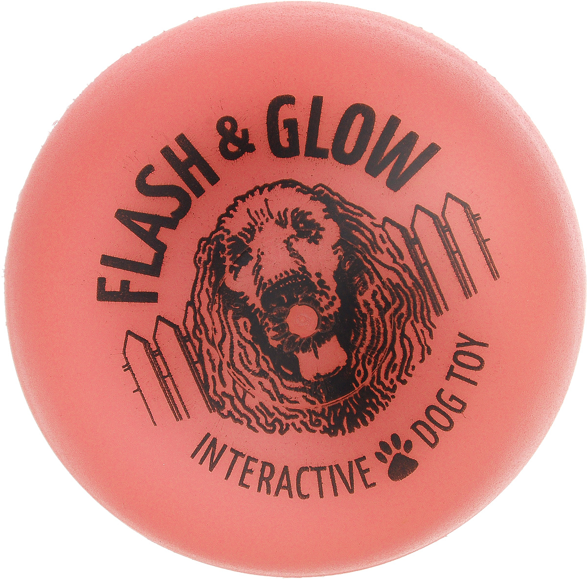 Мяч светящийся AmericanDogToys Flash & Glow, цвет: коралловый, диаметр 6,5 см6053_коралловый Мяч светящийся AmericanDogToys Flash & Glow, цвет: коралловый, диаметр 6,5 см6053_коралловыйСветящийся мяч AmericanDogToys Flash & Glow, изготовленный из пластика, порадует вашего питомца. Изделие очень прочное, отличается устойчивостью к разгрызанию и долгим сроком службы. Мячик начинает мигать красным огнем при ударе и светится в темноте. Кроме того, изделие не тонет на воде и замечательно подходит для игр как дома, так и на открытом воздухе. Такая игрушка порадует вашего любимца, а вам доставит массу приятных эмоций, ведь наблюдать за игрой всегда интересно и приятно. Диаметр: 6,5 см.