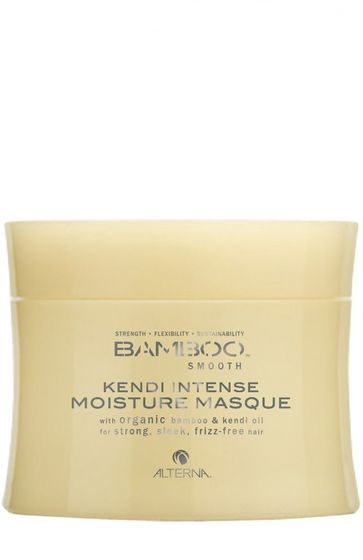 Alterna Полирующая маска для интенсивного увлажнения волос Bamboo Smooth Kendi Intense Conditioning Masque - 150 мл44810 Alterna Полирующая маска для интенсивного увлажнения волос Bamboo Smooth Kendi Intense Conditioning Masque - 150 мл44810Насыщенная маска Alterna Bamboo Smooth Kendi Intense Moisture Masque глубоко насыщает волосы необходимыми жизненно важными питательными элементами, интенсивно увлажняет волосы, придавая им здоровый вид и блеск. Укрепляет волосы, а благодаря органическому маслу Кенди, волосы приобретают гладкость, завитки вьющихся волос выравниваются и волосы становятся послушными как никогда ранее. Маска преобразует жесткие и непокорные волосы в ровные, гладкие и ухоженные волосы. Она укрепляет фолликулы волос, разглаживает секущиеся кончики и убирает пушистость, благодаря чему волосы приобретают жизненную силу, ухоженный и здоровый вид. Результат: После применения маски, волосы легко поддаются укладке, становятся послушными и легко управляемыми. В состав маски с экстрактом бамбука входит технология Color Hold, которая позволяет продлить стойкость цвета, усиливает его насыщенность и яркость, а волосам придает сияющий блеск.