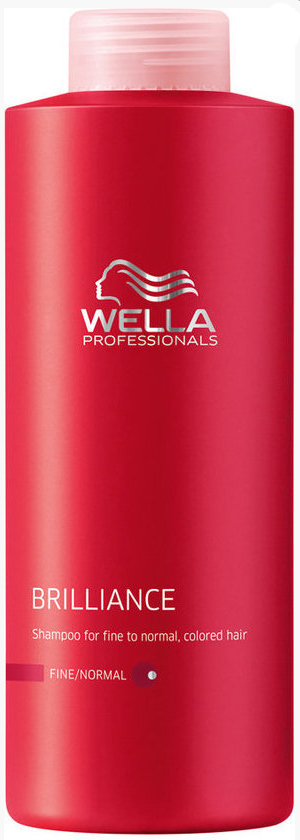 Wella Шампунь Brilliance Line для окрашенных нормальных и тонких волос, 1000 мл117832 Wella Шампунь Brilliance Line для окрашенных нормальных и тонких волос, 1000 мл117832Шампунь Wella для окрашенных нормальных и тонких волос отлично тонизирует волосы и очищает их. Он имеет легкую формулу и насыщенную текстуру, благодаря чему равномерно распределяется по волосам, придавая сияющий блеск и яркость. Шампунь прекрасно защищает волосы от негативного воздействия окружающей среды, обеспечивает после окрашивания оптимальный уровень рН, смягчает и успокаивает кожу головы, поддерживает оптимальный водный баланс. Шампунь действует как антиоксидант, стимулирует рост волос, возвращает им упругость и силу, они становятся яркими и блестящими. Результат: с шампунем для окрашенных нормальных и тонких волос вы продлите блеск и сияние цвета, сделаете волосы более мягкими и послушными. В состав входят: бриллиантовая пыльца, Витамин Е, глиоксиловая кислота, экстракт орхидеи.