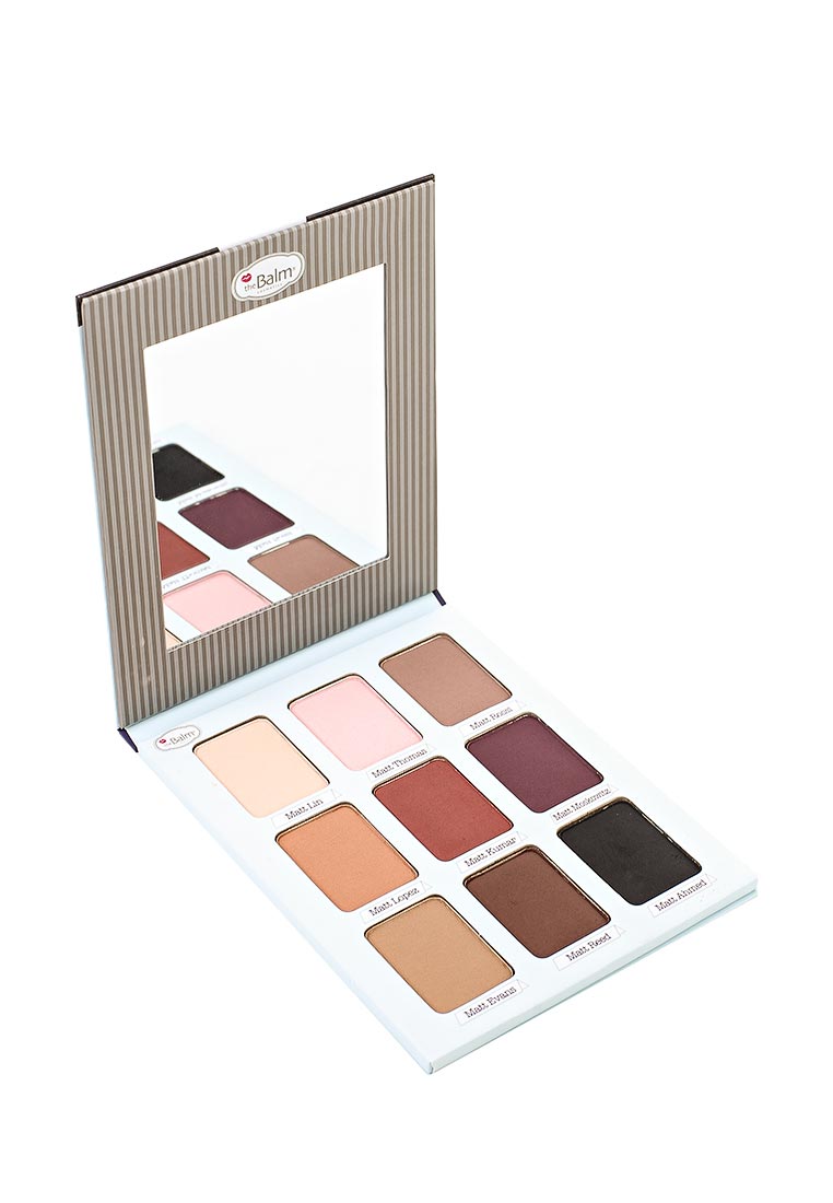theBalm Палетка матовых теней Meet Matt(e) Trimony 21 гр806407 theBalm Палетка матовых теней Meet Matt(e) Trimony 21 гр806407Третья палетка из серии Meet Matte – для особых случаев. Девять оттенков с бархатистой гладкой текстурой, высококачественный состав, формула тройного помола, благодаря чему оттенок теней полностью соответствует тому оттенку, который получится при нанесении на веки. Легко наносятся, хорошо смешиваются, замечательно растушевываются!