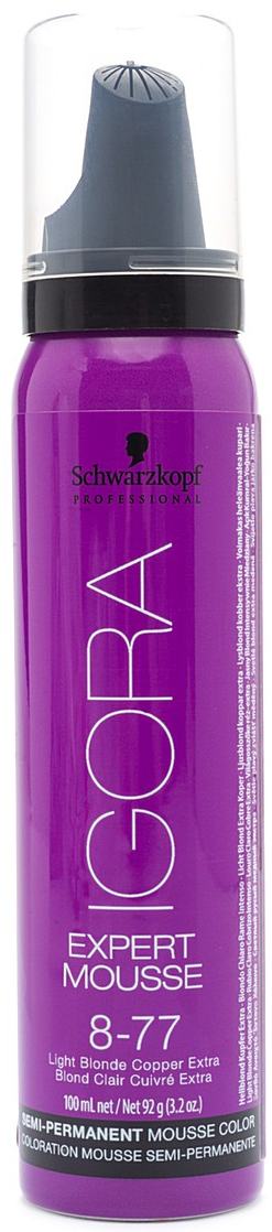 Igora Expert Mousse - Тонирующий мусс 8-77 для волос Светлый русый медный экстра 100 мл1917393/1794078/1658360 Igora Expert Mousse - Тонирующий мусс 8-77 для волос Светлый русый медный экстра 100 мл1917393/1794078/1658360Замечательное средство подарит вашим локонам изумительный, глубокий цвет. Продукт позаботится о здоровье волос, укрепив их, сделав крепкими и эластичными. Мусс не проникает в структуру, а лишь обволакивает их и постепенно смывается. Роскошные, ухоженные, с великолепным насыщенным цветом. Крепкие, послушные и шелковистые. Именно такими ваши волосы сделает тонирующий мусс от Schwarzkopf. Замечательное средство подарит вашим локонам изумительный, глубокий цвет. Продукт позаботится о здоровье волос, укрепив их, сделав крепкими и эластичными. Представленный мусс окутает ваши локоны бесподобным цветом. Самое главное, что для этого вам нужно лишь нанести средство на волосы и подождать пять минут. Если желаете получить более насыщенный оттенок – двадцать минут. В отличие от краски для волос, мусс не проникает в структуру, а лишь обволакивает их и постепенно смывается Приобретите тонирующий мусс от Schwarzkopf, и он в считанные мгновения подарит вашим волосам роскошный цвет, сделав их еще...