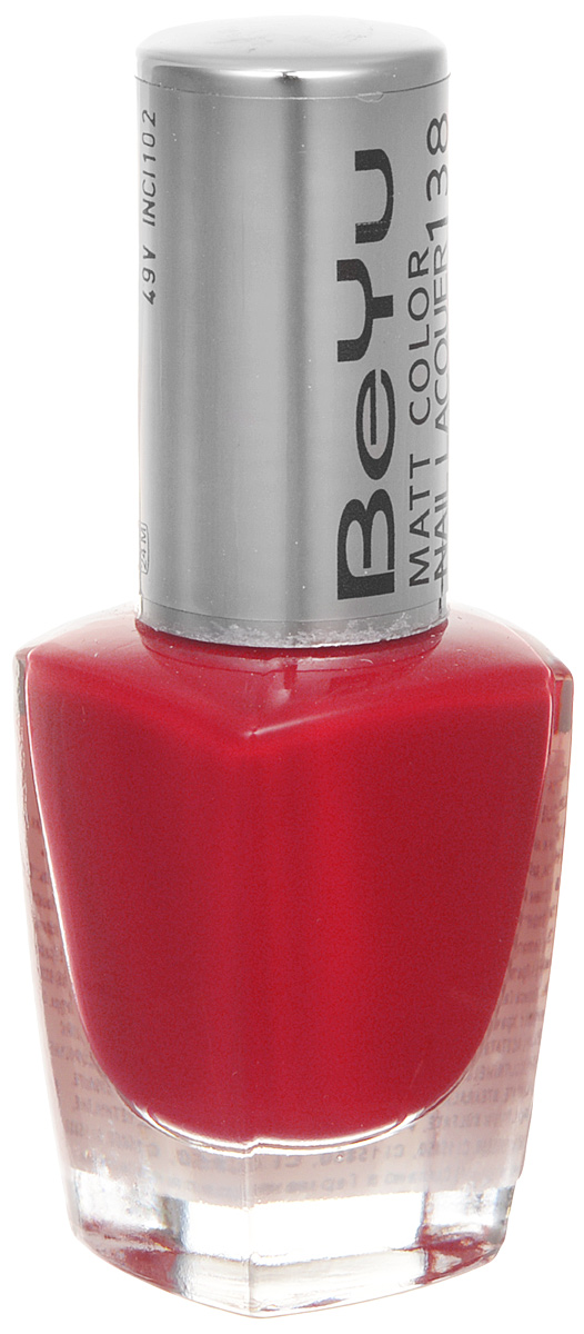 BeYu Лак для ногтей с матовым эффектом Matt Color Nail Lacquer 138 9 мл3116.138 BeYu Лак для ногтей с матовым эффектом Matt Color Nail Lacquer 138 9 мл3116.138Новый лак для ногтей с модным матовым финишем! Идеально матовое покрытие и насыщенные оттенки.