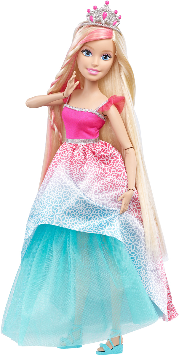Barbie Кукла Роскошные волосы цвет платья розовый бирюзовыйDRJ31_DKR09 Barbie Кукла Роскошные волосы цвет платья розовый бирюзовыйDRJ31_DKR09Сколько радости может доставить кукла высотой более 40 сантиметров, с невероятно длинными, ярко окрашенными волосами? Восхитительное платье, невероятные аксессуары для волос - все это вдохновляет на увлекательные эксперименты со всевозможными прическами. В комплект входят кукла и множество аксессуаров. Куклы, пожалуй, самые популярные игрушки в мире. Девочки обожают играть с ними, отправляясь в сказочную страну грез. Порадуйте свою малышку таким великолепным подарком!