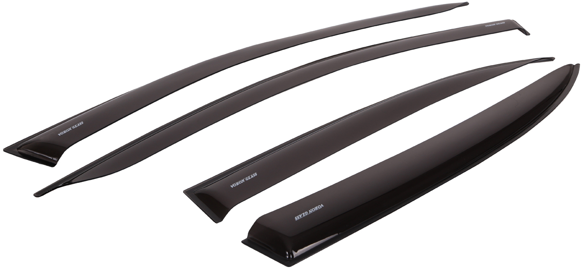 Дефлекторы окон Voron Glass Corsar, для Toyota Auris I 2007-2012, хетчбек, 4 штDEF00409 Дефлекторы окон Voron Glass Corsar, для Toyota Auris I 2007-2012, хетчбек, 4 штDEF00409Идеальное соответствие форме дверей. Лазерная обработка обеспечивает 100% прилегание. Надежная фиксация достигается благодаря оригинальному скотчу 3М с высокой адгезией. Отсутствие посторонних звуков во время эксплуатации. Дефлекторы произведены из сверхпрочного акрила. Материал устойчив к УФ излучению и механическому воздействию. Рекомендации по использованию: - Перед установкой производитель рекомендует ознакомиться с инструкцией. Правильная подготовка и монтаж дефлекторов позволят обеспечить максимально надежную фиксацию. - Каждый дефлектор покрыт защитной пленкой, гарантирующей отсутствие пыли и царапин. Обязательно снимите защитную пленку перед установкой.