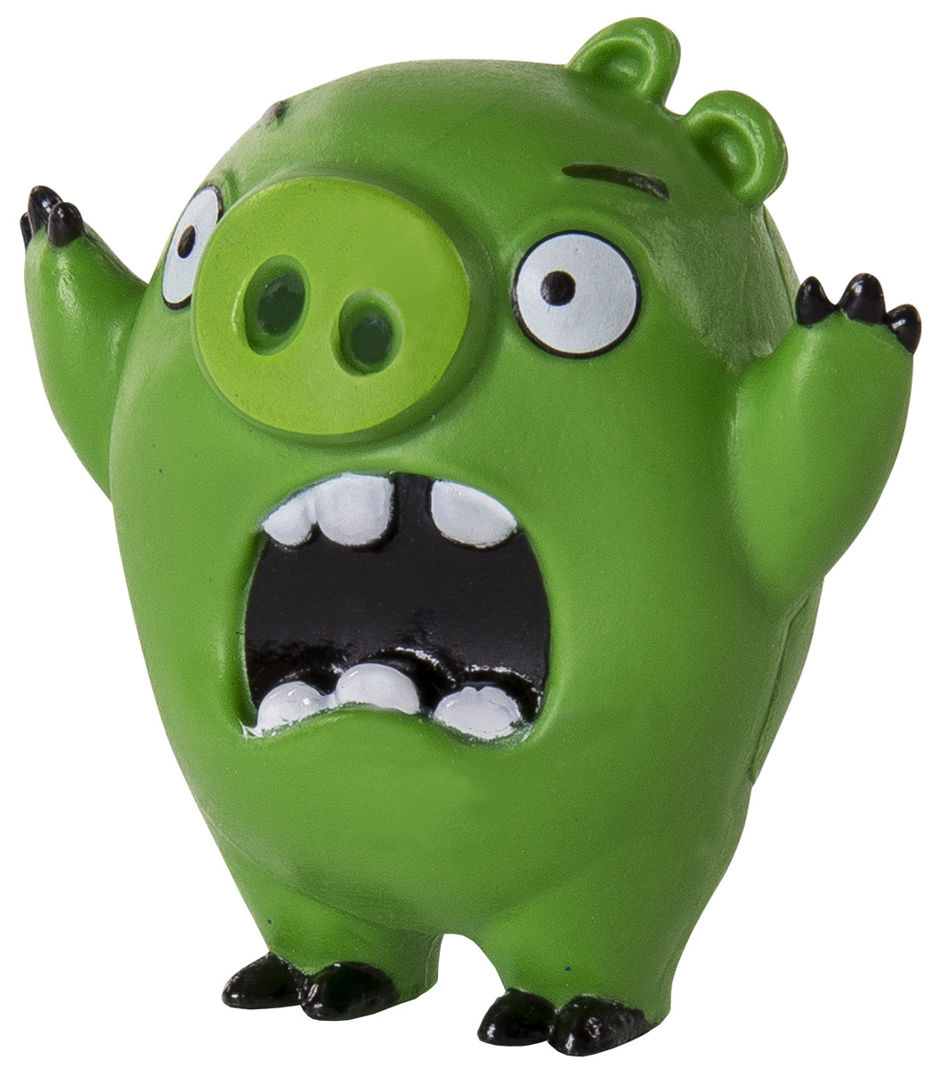 Angry Birds Мини-фигурка The Pigs вид 290501_The Pigs вид 2 Angry Birds Мини-фигурка The Pigs вид 290501_The Pigs вид 2Мини-фигурка Angry Birds The Pigs - подарок для любого поклонника сердитых птичек и зеленых поросят! Игрушка выполнена из пластика и очень тщательно детализирована. Фигурка очень ярко и точно отражает характер героя и его эмоции. Соберите всю коллекцию смешных персонажей Angry Birds!