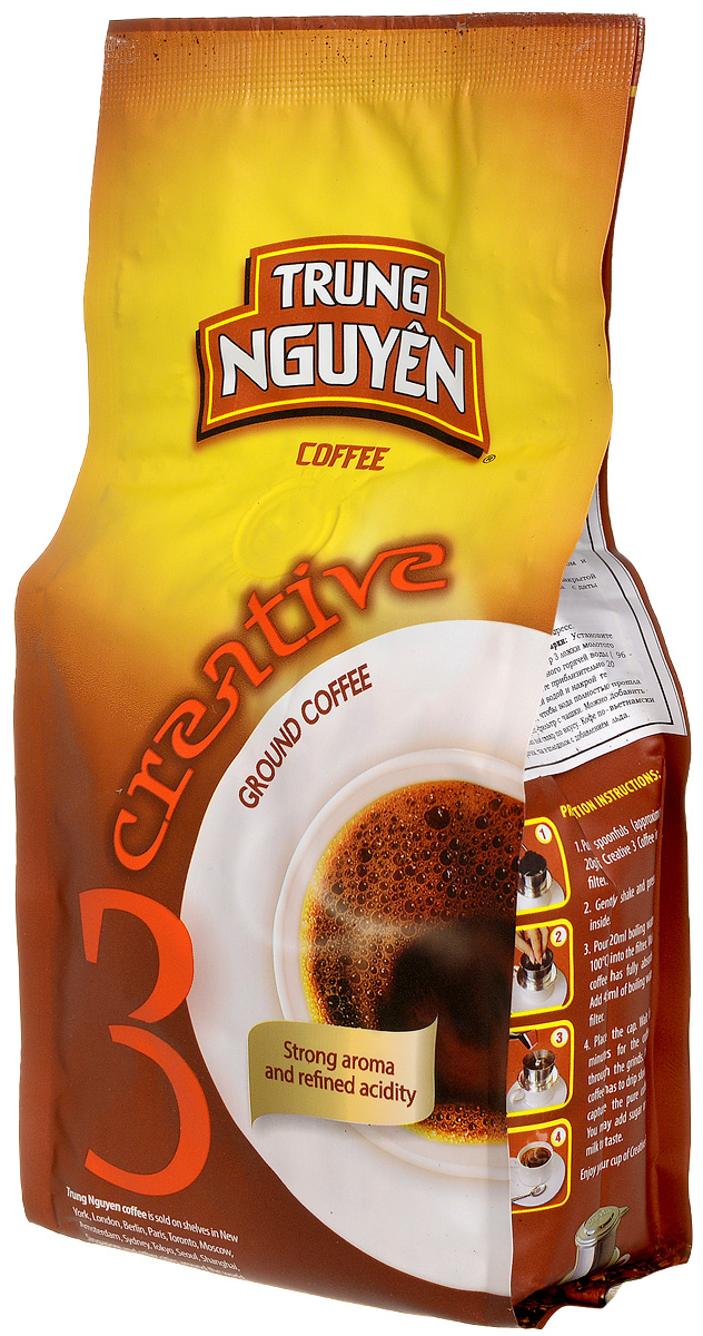Trung Nguyen Creative 3 кофе молотый, 250 г Trung Nguyen Creative 3 кофе молотый, 250 г