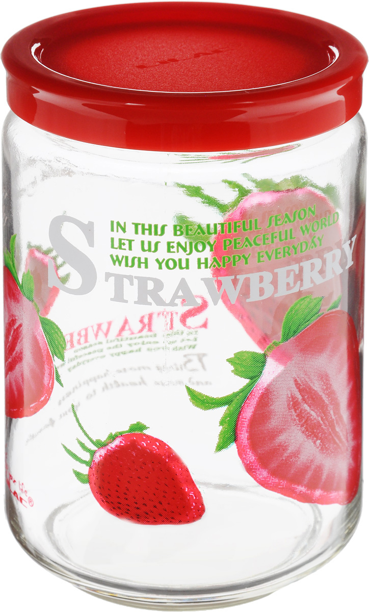 Банка для сыпучих продуктов Lilac Клубника, 600 мл32865419,LLS4600_красный, клубника Банка для сыпучих продуктов Lilac Клубника, 600 мл32865419,LLS4600_красный, клубникаБанка для сыпучих продуктов Lilac изготовлена из прочного стекла и декорирована красочным рисунком ягод клубники. Банка оснащена плотно закрывающейся пластиковой крышкой. Благодаря этому внутри сохраняется герметичность, и продукты дольше остаются свежими. Изделие предназначено для хранения различных сыпучих продуктов: круп, чая, сахара, орехов и многого другого. Функциональная и вместительная, такая банка станет незаменимым аксессуаром на любой кухне. Диаметр (по верхнему краю): 8,5 см. Высота банки: 13 см.