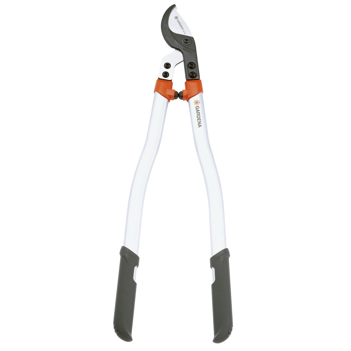 Сучкорез Gardena 700 B Premium08710-20.000.00 Сучкорез Gardena 700 B Premium08710-20.000.00Сучкорез Gardena 700 B Premium - это профессиональный инструмент для истинных любителей садоводства. Сучкорез имеет прецизионную заточку и дает возможность легко срезать ветки диаметром до 40 мм, не нанося вреда растениям. Заменяемые лезвия сучкореза изготовлены из нержавеющей стали, нижнее лезвие кованое; алюминиевые рукоятки с двойным изгибом обладают особой прочностью. Эргономичные ручки позволяют работать с удовольствием, не затрачивая лишних сил. Благодаря рычажной и зубчатой передаче сучкорез увеличивает приложенную силу в 18 раз. Кроме того, режущая головка сучкореза расположена под углом. Длина сучкореза - 70 см.