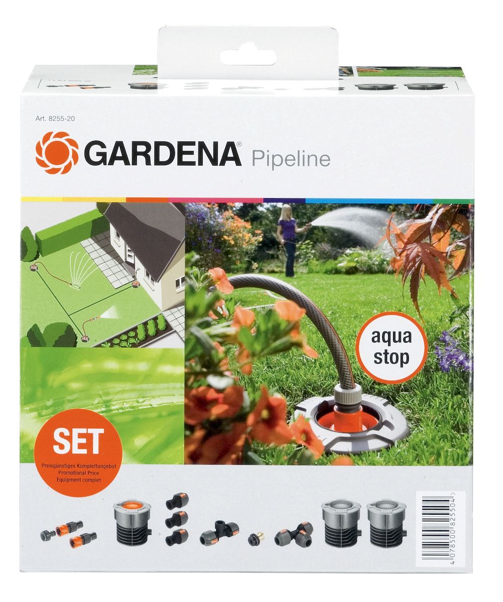 Базовый комплект садового водопровода Gardena08255-20.000.00 Базовый комплект садового водопровода Gardena08255-20.000.00Базовый комплект садового водопровода Gardena содержит важные компоненты для удобного забора воды. В базовый комплект входят принадлежности для двух точек забора воды, и его возможности можно бесконечно увеличивать. Вода из крана проходит через входную колонку и поступает в магистральный шланг. На выходе из магистрального шланга вода поступает в водозаборную колонку, установленную стационарно. Входная и водозаборная колонки защищены крышкой, которая защищает их от попадания посторонних предметов, когда колонки не используются. При открытии выдвижная крышка сферической формы скрывается внутри колонок, обеспечивая возможность ухаживать за газоном, не встречая при этом никаких препятствий. Автоматический дренажный клапан, встроенный в шланг, обеспечивает слив воды из системы в преддверии морозной погоды. В комплекте: - комплект соединительный Профи Maxi-Flow; - входная колонка; - водозаборная колонка - 2 шт; - соединитель Т-образный; -...