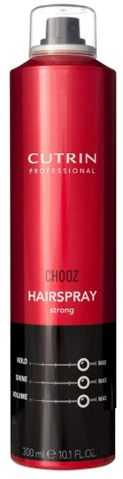 Cutrin Лак ультра-сильной моментальной фиксации Hair Spray Quick-Dry Control, 300 мл12761 Cutrin Лак ультра-сильной моментальной фиксации Hair Spray Quick-Dry Control, 300 мл12761Идеальное средство для быстрой фиксации прически, подходит как для подиумных, так и для салонных укладок. Мгновенно высыхает, легко удаляется при расчесывании. Придает волосам великолепный блеск и сияние, обеспечивая ультра-сильную фиксацию. Входящие в состав формулы пантенол и протеин шелка оказывают на волосы ухаживающий эффект.