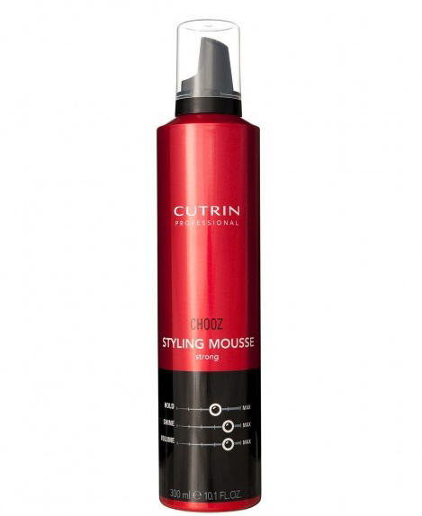 Cutrin Пенка сильной фиксации Styling Mousse Strong, 300 мл12762 Cutrin Пенка сильной фиксации Styling Mousse Strong, 300 мл12762Обеспечивает гибкую эластичную фиксацию и долговременный воздушный объем. Защищает волосы от высоких температур при укладке феном или утюгом. Пантенол оказывает на волосы ухаживающий эффект. Отсутствие в формуле спирта делает воздействие продукта на волосы максимально деликатным.