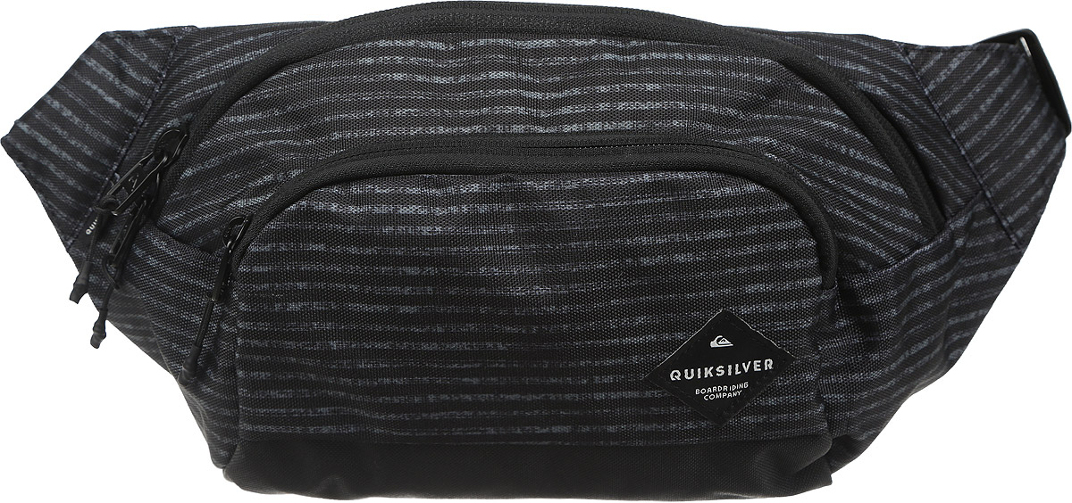 Сумка поясная Quiksilver Lone walker, цвет: черный. EQYBA03052-KVJ0EQYBA03052-KVJ0 Сумка поясная Quiksilver Lone walker, цвет: черный. EQYBA03052-KVJ0EQYBA03052-KVJ0Поясная сумка Quiksilver Lone walker выполнена из качественного полиэстера и оформлена оригинальным принтом и фирменной нашивкой. На лицевой стороне расположен практичный переднее отделение на молнии, внутри которого находится несколько карманов: один открытый карман, один карман с пластиковым окошком, один карман, закрывающийся на хлястик с липучкой и карман-сетка на молнии. Внутри расположено вместительное отделение, закрывающееся на удобную молнию. Такая практичная поясная сумка не оставит вас равнодушным.