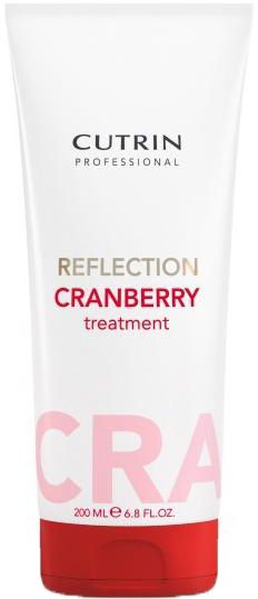 Cutrin Тонирующая маска для поддержания цвета волос Reflection Cranberry Red Treatment, красная клюква, 200 мл54235 Cutrin Тонирующая маска для поддержания цвета волос Reflection Cranberry Red Treatment, красная клюква, 200 мл54235Оттеночная маска - лучший способ сохранить и усилить цвет окрашенных волос в период между посещениями салона. Большое количество красящих пигментов позволит поддерживать насыщенный цвет и блеск окрашенных волос в течение максимально долгого периода времени.