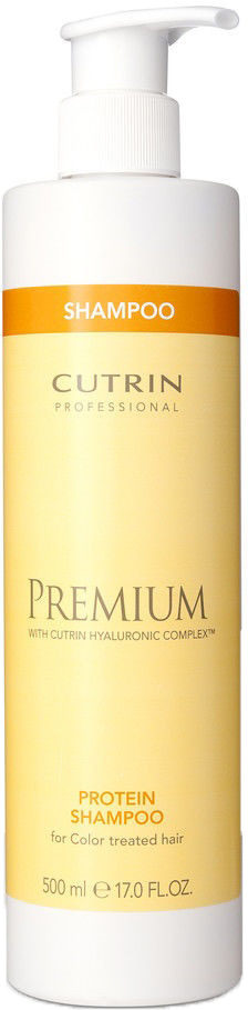 Cutrin Шампунь Премиум-Восстановление для окрашенных волос Premium Protein Shampoo, 500 млCUC05-12912 Cutrin Шампунь Премиум-Восстановление для окрашенных волос Premium Protein Shampoo, 500 млCUC05-12912Шампунь для интенсивного восстановления поврежденных окрашенных волос. Восстанавливает и улучшает структуру сухих окрашенных волос. Шампунь великолепно пенится и глубоко очищает волосы. Обогащен протеинами и гидролизованым кератином, которые восстанавливают структуру волос изнутри.
