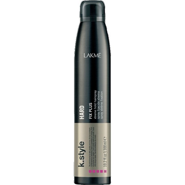 Lakme Спрей для волос экстра сильной фиксации Hard Xtreme Hold Spray, 300 мл46113 Lakme Спрей для волос экстра сильной фиксации Hard Xtreme Hold Spray, 300 мл46113Спрей для волос экстра сильной фиксации Lakme K Style Hard Идеально подходит для причесок из длинных волос. Не склеивает волосы. Устойчив к влажности. Обладает термозащитными свойствами. Древесно - травяной аромат. Степень фиксации - 5